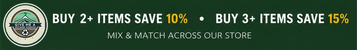 Multi-buy deals — Buy 2 save 10%, Buy 3+ save 15%